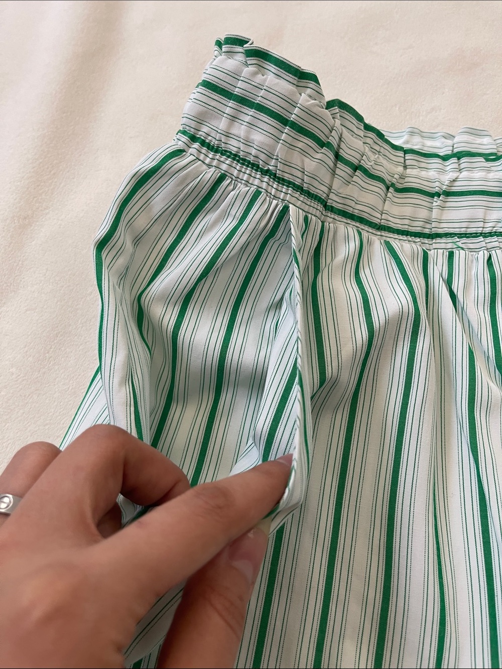 Skylar Rose Green Striped Shorts🌿 - Picture 5 of 8